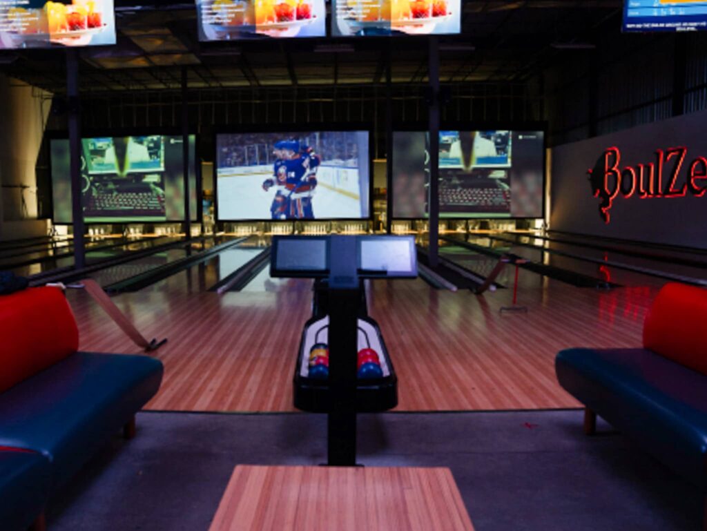 Les allées de bowling du BoulZeye