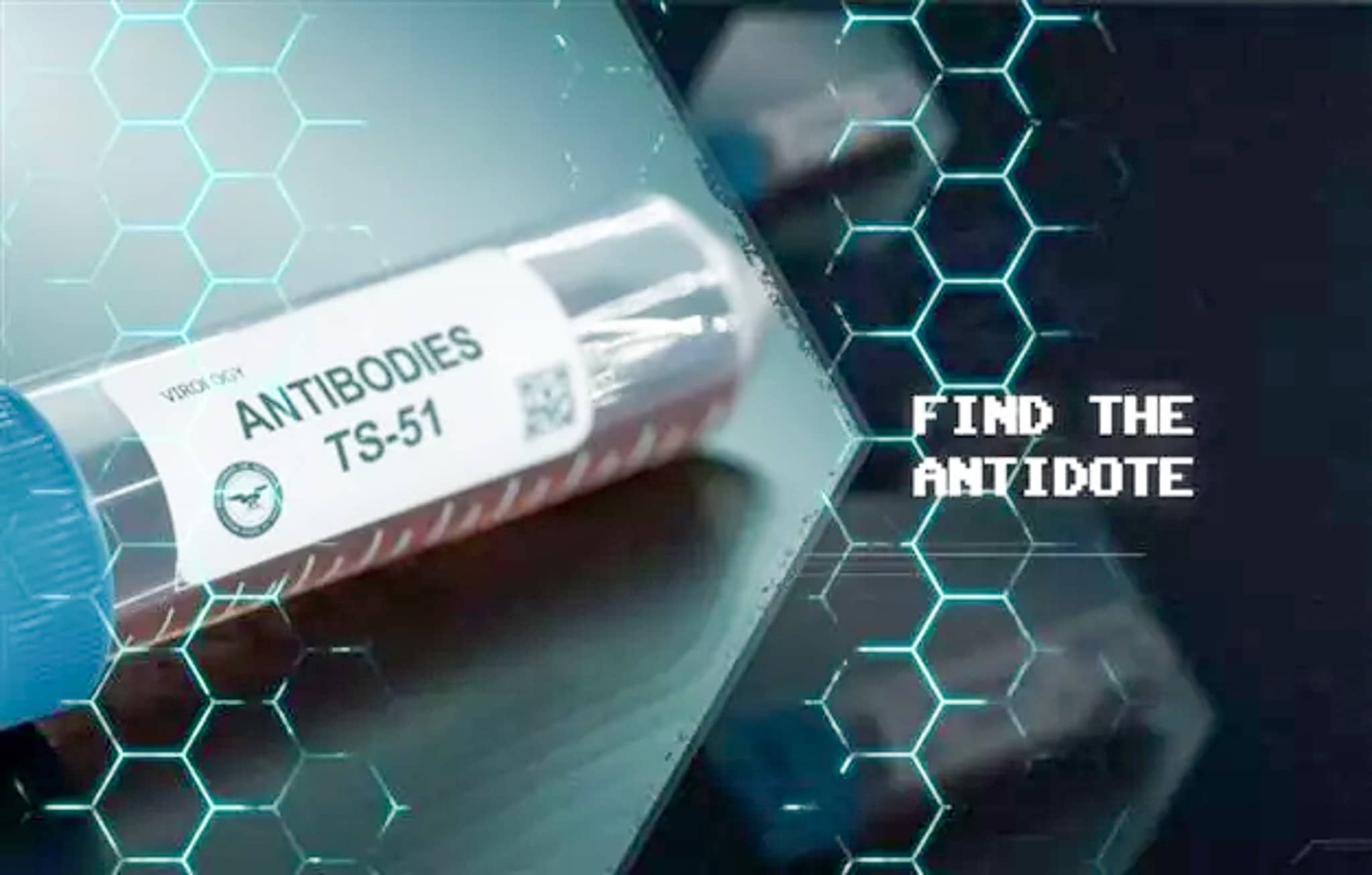 An antibiotic on a table