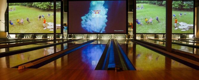 BoulZeye's bowling alley