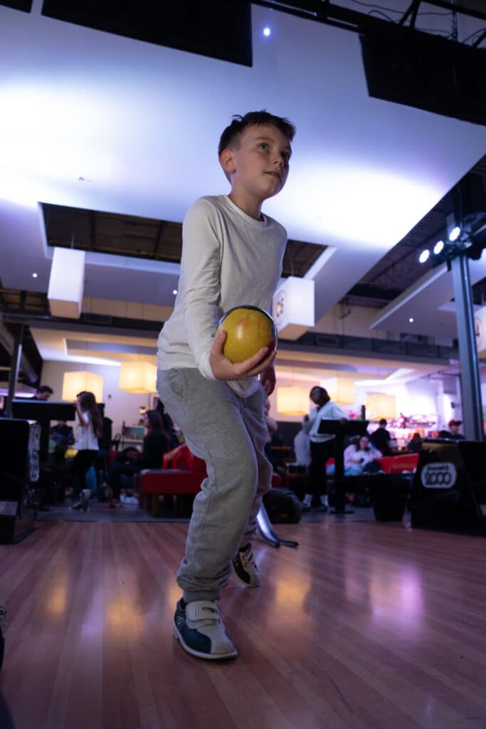 fête d'anniversaire au bowling