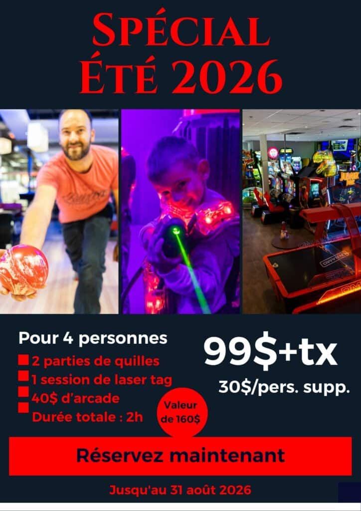 Forfait 4 personne spécial été 2026 au BoulZeye