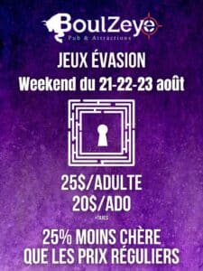 Promo 21-22-23 aout